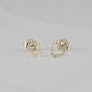 TOPO SILUETA CORAZON DIAMANTADO