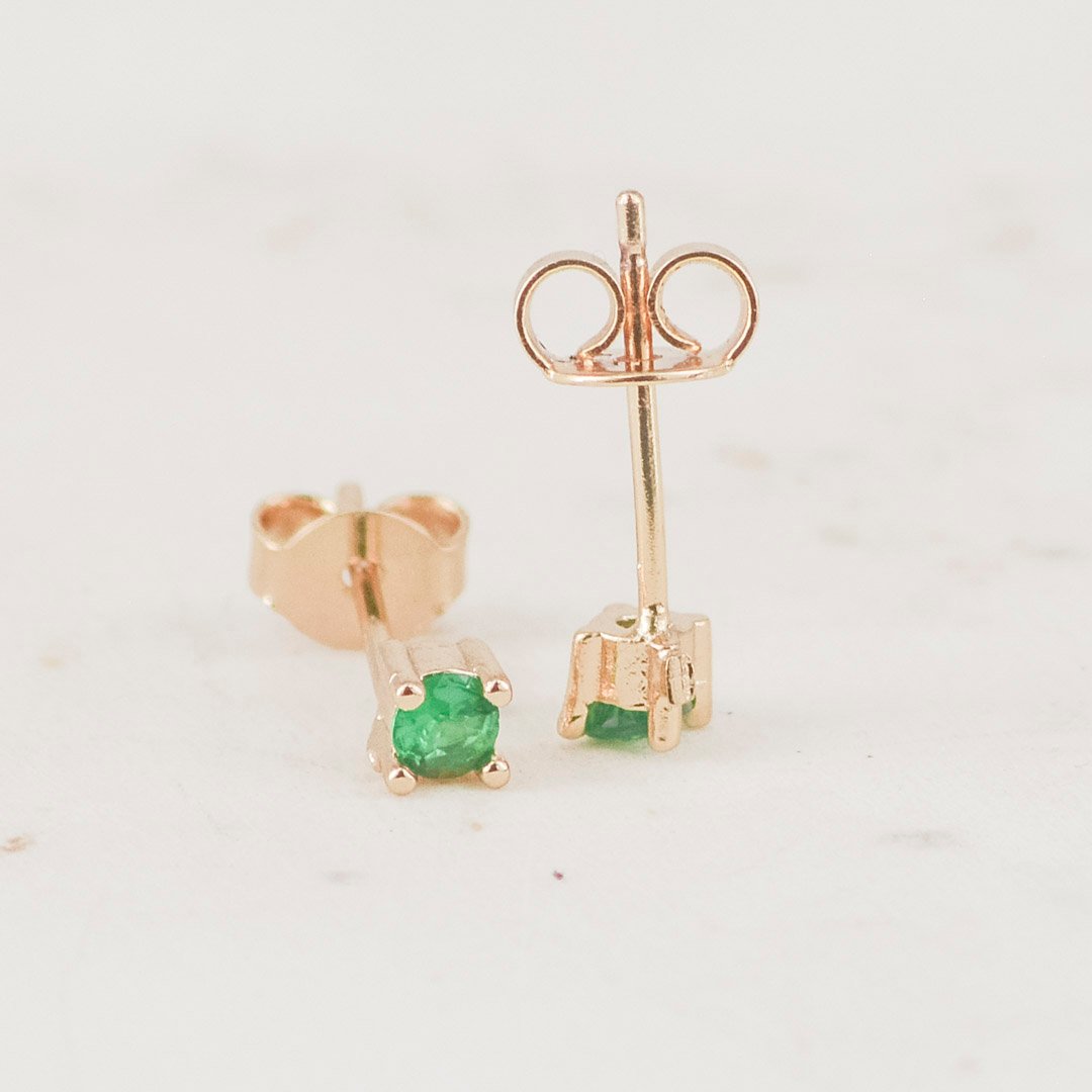 TOPO ESMERALDA REDONDO 4 PUNTOS 3MM